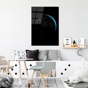 Tablou din sticlă 70x100 cm Earth – Wallity