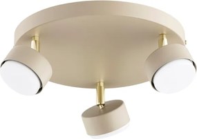 Brilagi - Spot LED RGB dimmabil MONO 3xGX53/14W/230V Wi‑Fi Tuya bej/auriu