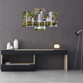 Tablou - Zid de piatră, Hamburg, Germania (90x60 cm)