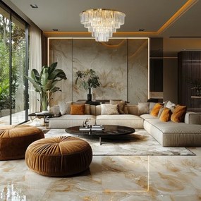 Plafonieră MILANO 12xE14/40W/230V auriu