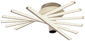 Lustra LED F2815/6 WT – 144W, Finisaj Alb, cu Telecomandă