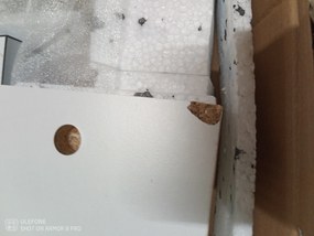 PROMOTIE Dulap alb sub lavoar MASON BL13, negru luciu ridicat HG II. calitate