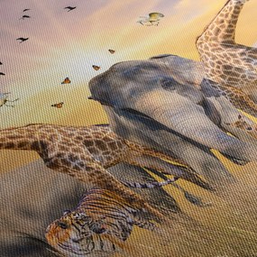 Tablou - Animae din Africa (90x60 cm)