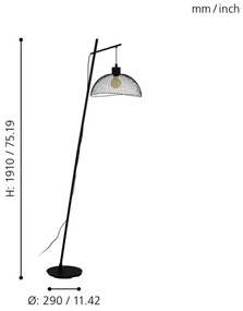 Eglo 43307 - Lampadar POMPEYA 1xE27/60W/230V