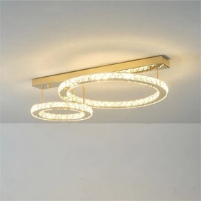 Lustra LED aplicata design modern Girona auriu