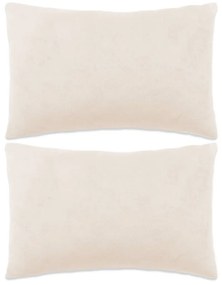 Set perne decorative, 2 buc., ivoar, 40x60 cm, textil 2, Off white, 40 x 60 cm