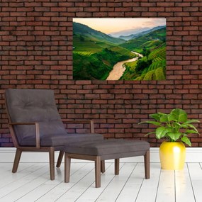 Tablou - Terase de orez II. (90x60 cm)