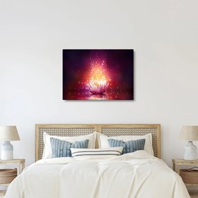 Tablou cu floare de lotus (70x50 cm)