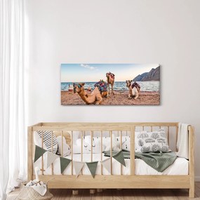 Tablou cu cămile (120x50 cm)