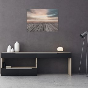 Tablou - Pier la apus de soare (70x50 cm)