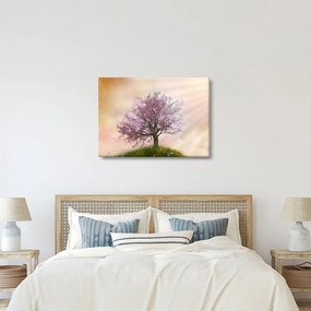 Tablou - Copacul înflorit în deal (70x50 cm)
