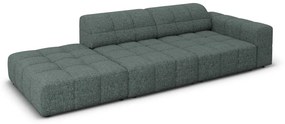 Canapea 3 locuri deschisa pe o parte Chicago chenille L262 cm