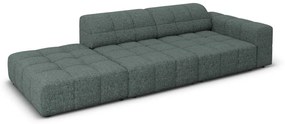 Canapea 3 locuri deschisa pe o parte Chicago chenille L262 cm