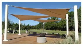 Copertină parasolar bej 360x360 cm - Rojaplast