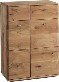 Pantofar lemn masiv natur Siena Stejar, 99.5 × 70.8 × 39 cm