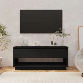 Comoda TV, negru, 102x41x44 cm, PAL 1, Negru