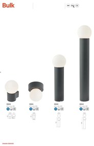 Lampă de exterior Redo 90642 BULK 1xE27/28W/230V 50 cm IP44 antracit