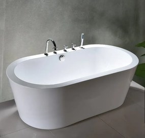Cada baie freestanding Malaga ovala 170x75, cu baterie integrata