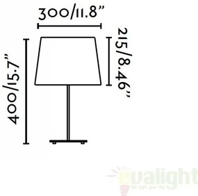 Veioza / Lampa de masa moderna alba, SWEET 29937