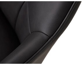 Set de scaune de sufragerie gri închis cu cotiere 2 buc. tapițat Nolan Square – Unique Furniture