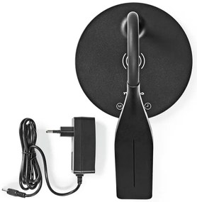 Lampă dimabilă cu funcție de încărcare fără fir Nedis LTLGQ4M2BK Qi LED/5,5W/230V 2700-6500K
