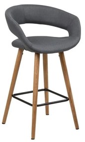 Scaune de bar gri-închis 2 buc. 88,5 cm Gill – Actona