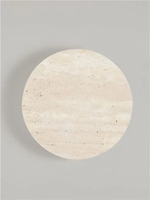 Aplica perete din travertin cu lumina ambientala VIANO 30cm