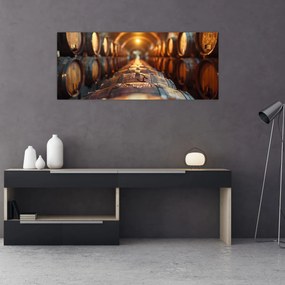 Tablou - Pivniță de vinuri (120x50 cm)