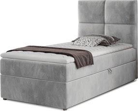 Pat lemn masiv BoxSpring Rivia 90x200 Material Paros 05 Mobarta