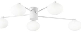 Lustră LED aplicată Ideal Lux HERMES 5xG9/3W/230V d. 90 cm alb