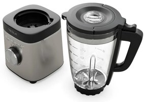 Blender Tesla BL601BX, 1400W, Sticla 1.75 L, Pulse, Incolor/Inox