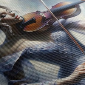 Tablou violonistă romantică