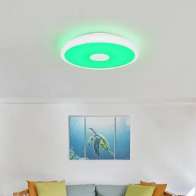 Corp de iluminat LED RGB pentru baie cu difuzor RAFFY LED/18W/230V IP44 Globo + telecomandă