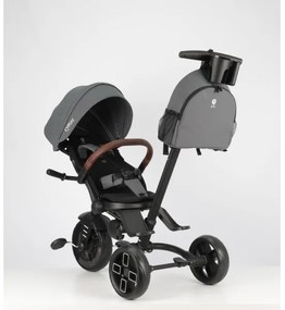 QPlay - Tricicletă 7 în 1 pentru copii COMFO MAX, gri