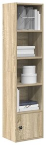 vidaXL Bibliotecă, stejar sonoma, 31x24x127 cm, lemn prelucrat