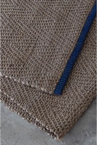 Covor tip traversă maro din iută 80x245 cm Notes – Mette Ditmer Denmark