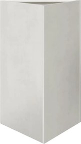 vidaXL Jardinieră de grădină, 50x43x75 cm, oțel inoxidabil, triunghi