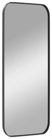 Oglinda de perete, negru, 30x80 cm, dreptunghiulara 1, Negru, 30 x 80 cm