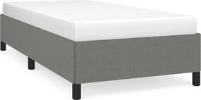 vidaXL Cadru de pat fără saltea, gri închis, 80x200 cm, textil