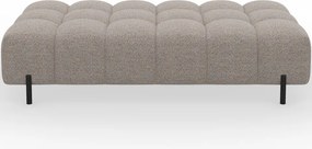 Taburet Tapitat cu Picioare Ferivo, 140x70x40cm, beige bouclé – Royal 04