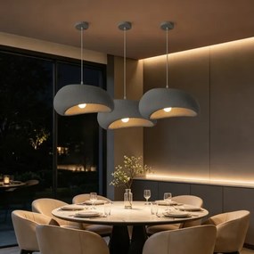BRILAGI - Lustră suspendată pe cablu WABI SABI 1xE27/60W/230V Ø 40 cm gri