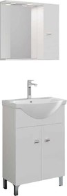 Set lemn masiv alb Mobilier Baie Luna 55cm Model A1
