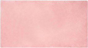 vidaXL Covor din de iepure sintetic antiderapant Olite Roz 60 x 110 cm