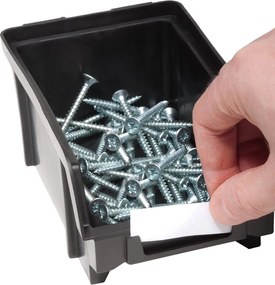 Organizator suspendat pentru atelier ORDER, 30 de cutii, 64x2x38cm, roșu/negru Jurhan