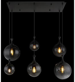 Lustră pe cablu Globo 15885-6H DALTON 6xE27/10W/230V