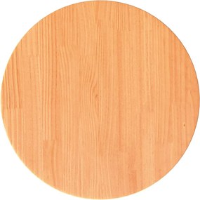 vidaXL Blat de masă rotund, maro ceruit, Ø40x2,5 cm, lemn masiv de pin