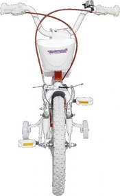 Bicicleta pentru copii NOVOKIDS™ Splend'Or PRO Line Edition, Cu cosulet, Roti 14" inch, Maxim 35 kg, Cadru din otel, Roti ajutatoare detasabile,