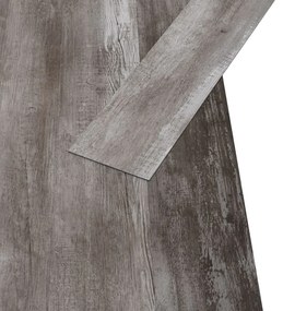 Placi de pardoseala, lemn maro mat, 5,26 m  , 2 mm, PVC matte wood brown, 5.26 m  , 1