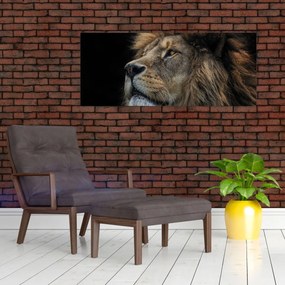 Tablou - Leul maiestuos (120x50 cm)
