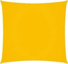 vidaXL Pânză parasolar, galben, 7x7 m, țesătură oxford, pătrat